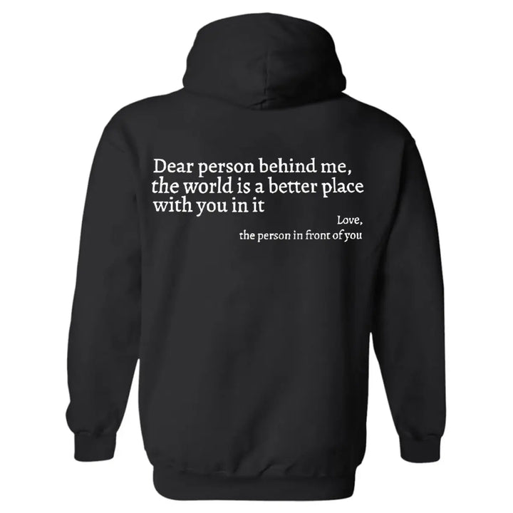 You Are Enough Printed Oversized Men's Hoodie