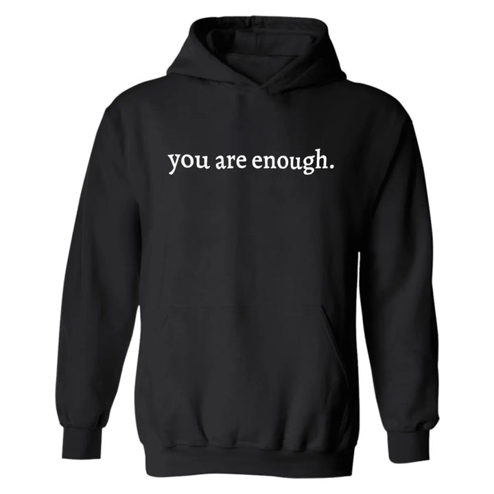 You Are Enough Printed Oversized Men's Hoodie