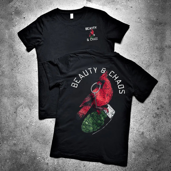Beauty & Chaos Printed Men's T-shirt
