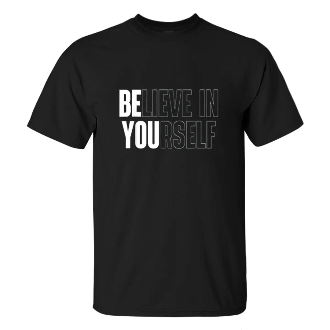 Believe In Yourself Printed Men's T-shirt
