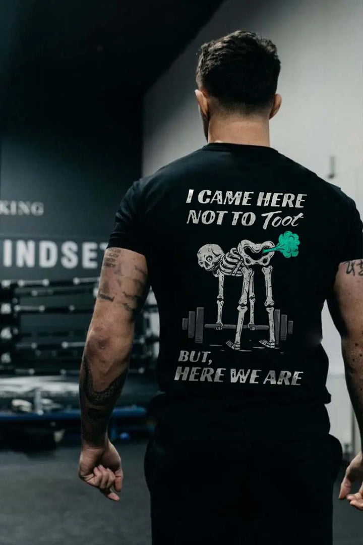 I Came Here Not To Toot Printed Men's T-shirt