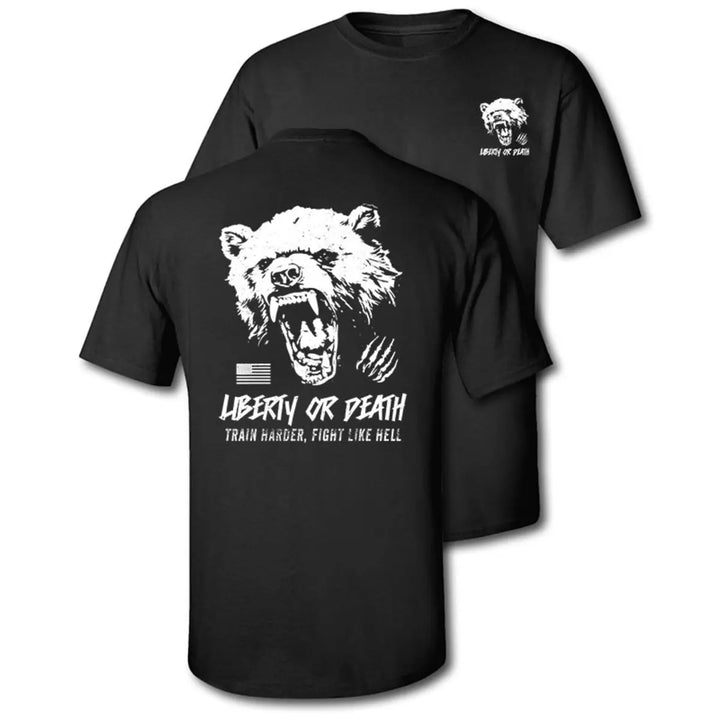 Liberty Or Death Printed Men's T-Shirt