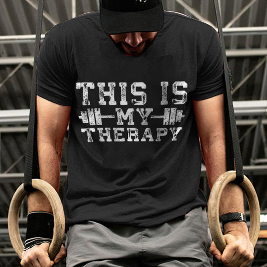 This Is My Therapy Printed T-shirt